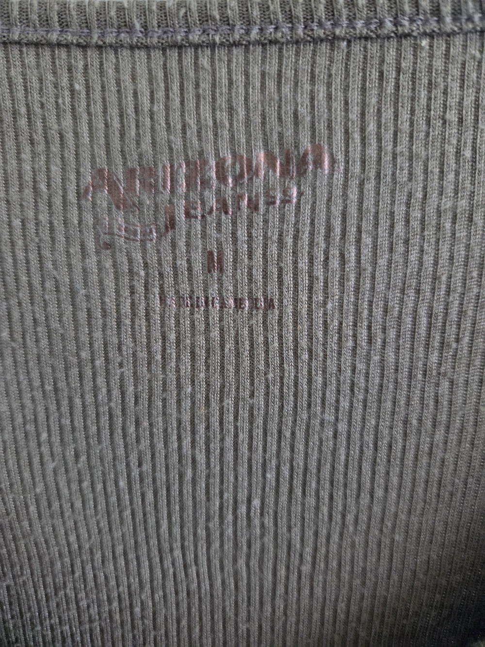 Arizona Green Ribbed Tank Top - Picture 3 of 3